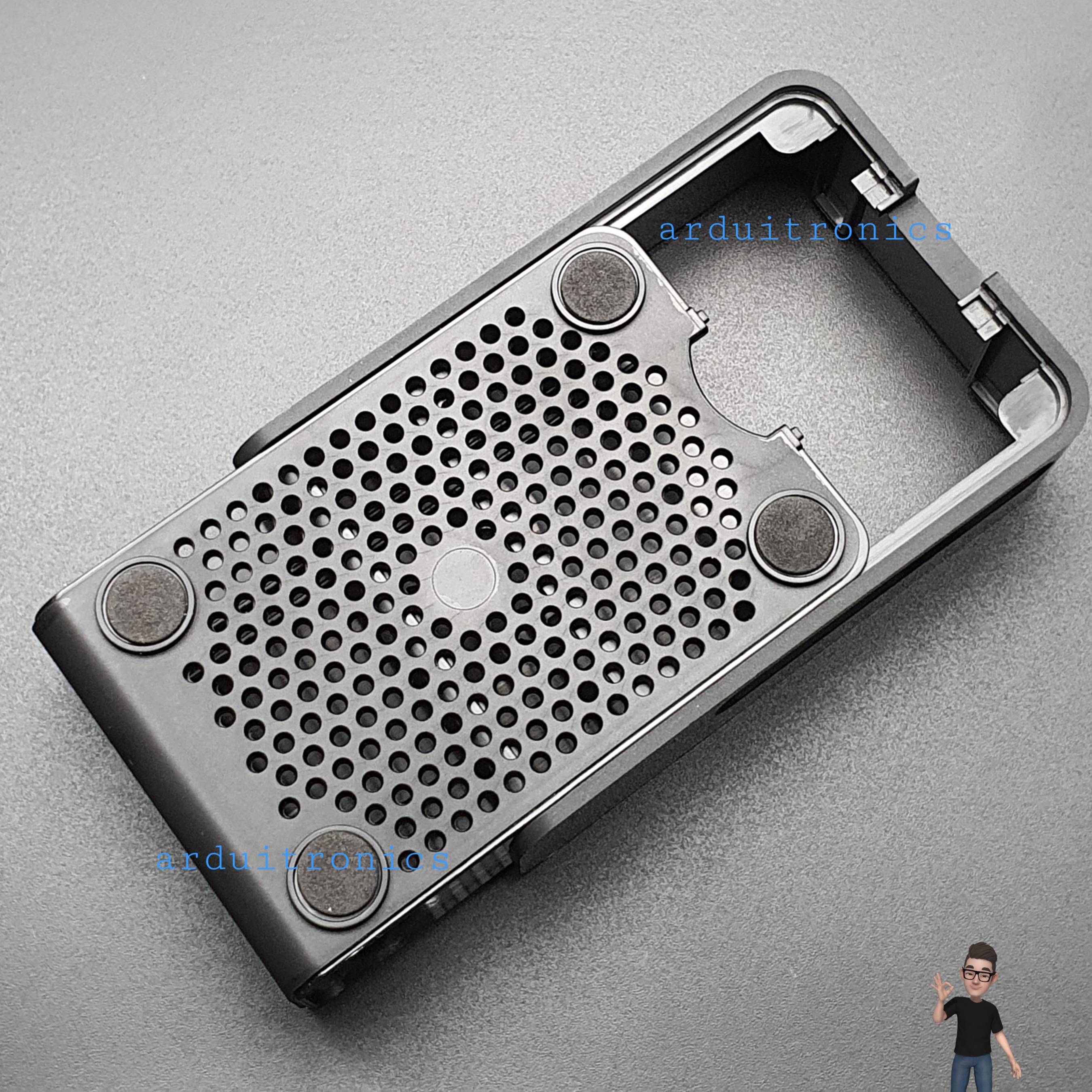 Official Case for Raspberry Pi 4ฺB ฺBlack - แบบฝาเลื่อน (สีดำ)