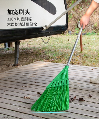 ไม้กวาด ,ไม้กวาดสนาม,ใบไม้, (ไม้กวาด เทศบาล),ไม้กวาดเส้นใยพลาสติกแข็ง,ไม้กวาดพลาสติก