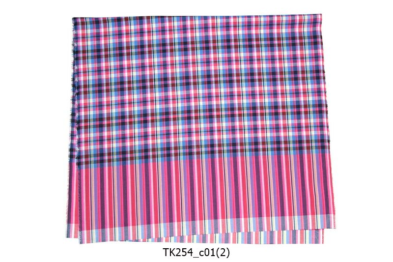 [2ม.] ผ้าขาวม้า TK254 บานเย็นน้ำเงิน