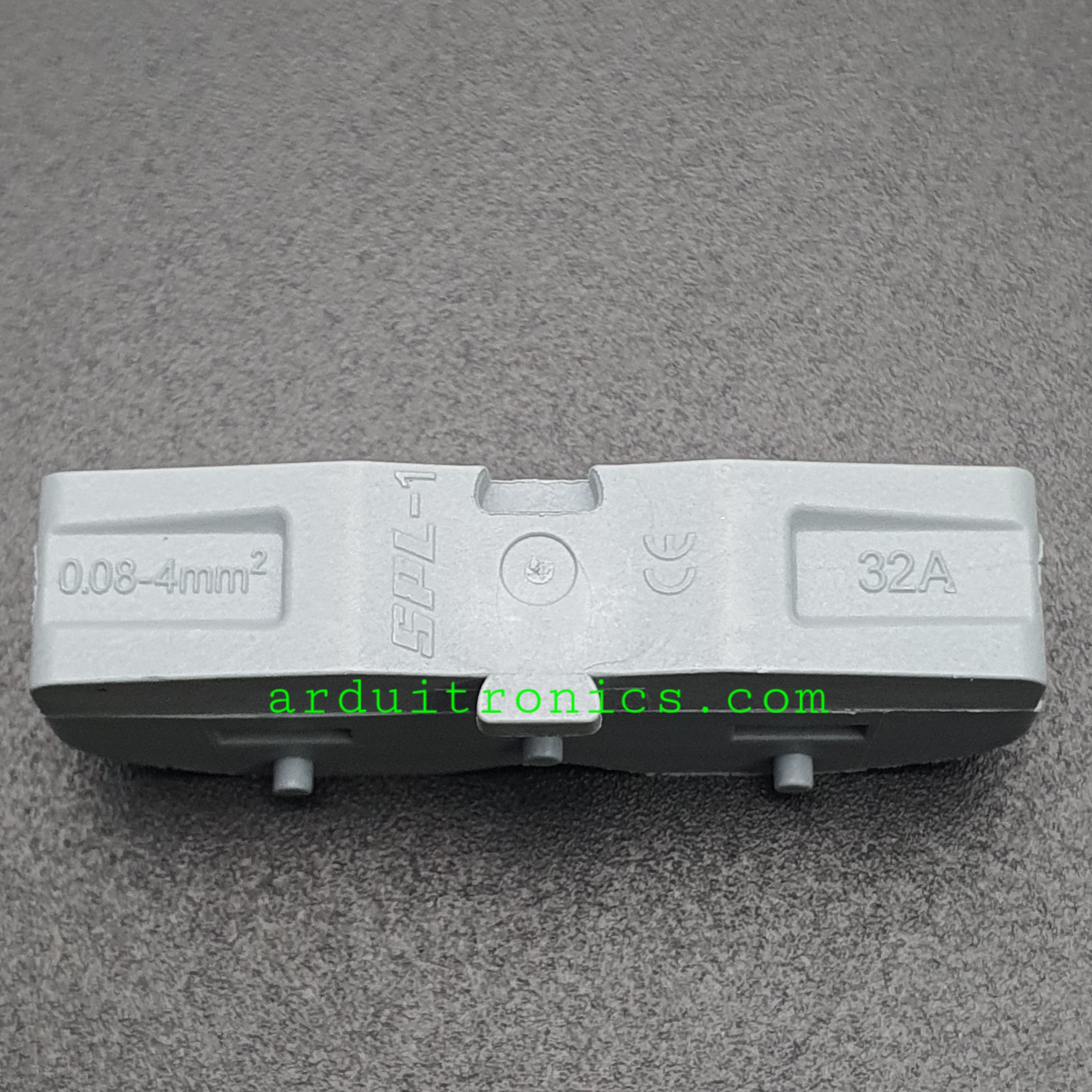 Terminal ต่อสายไฟแบบเร็ว 2 ช่อง (1 in - 1 out) Wire Connector Quick Terminal 0.08-4mm Square Splitter SPL-1 สีน้ำเงิน