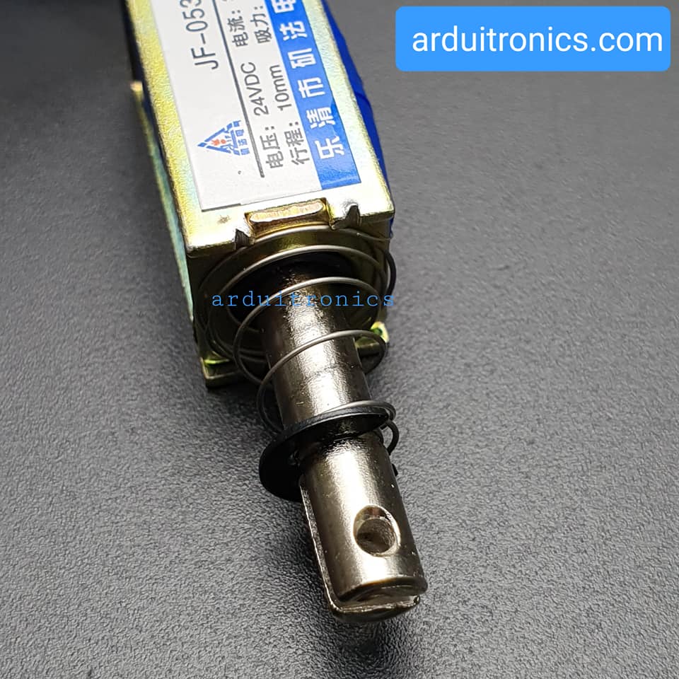 กลอนไฟฟ้า กลอนลิ้นชักไฟฟ้า Push-Pull Frame Type DC Electromagnet รุ่น JF-0530B 24V