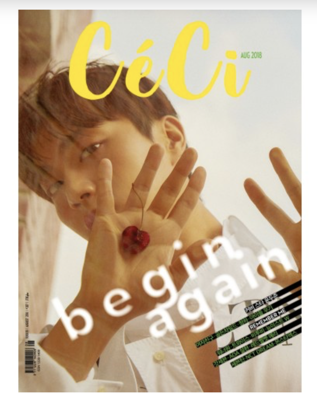นิตยสาร CeCi Another Choice 2018-8 Yoon Du Jun แบบ A