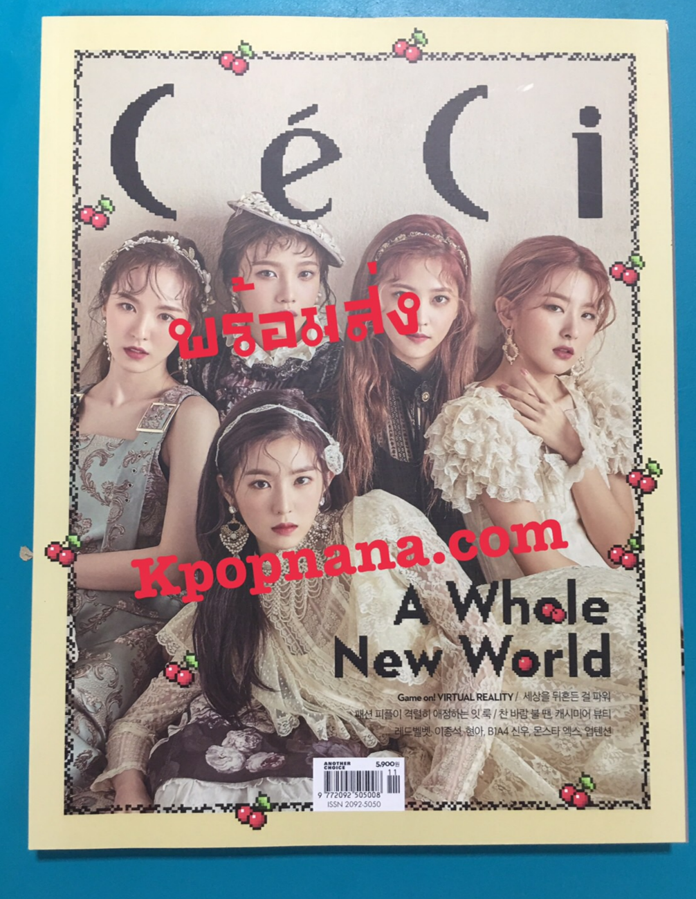 นิตยสาร CECI ANOTHER CHOICE 2016-11 หน้าปก RED VELVET แบบ A ด้านในมี LEE JONG-SUK, MONSTA X พร้อมส่ง