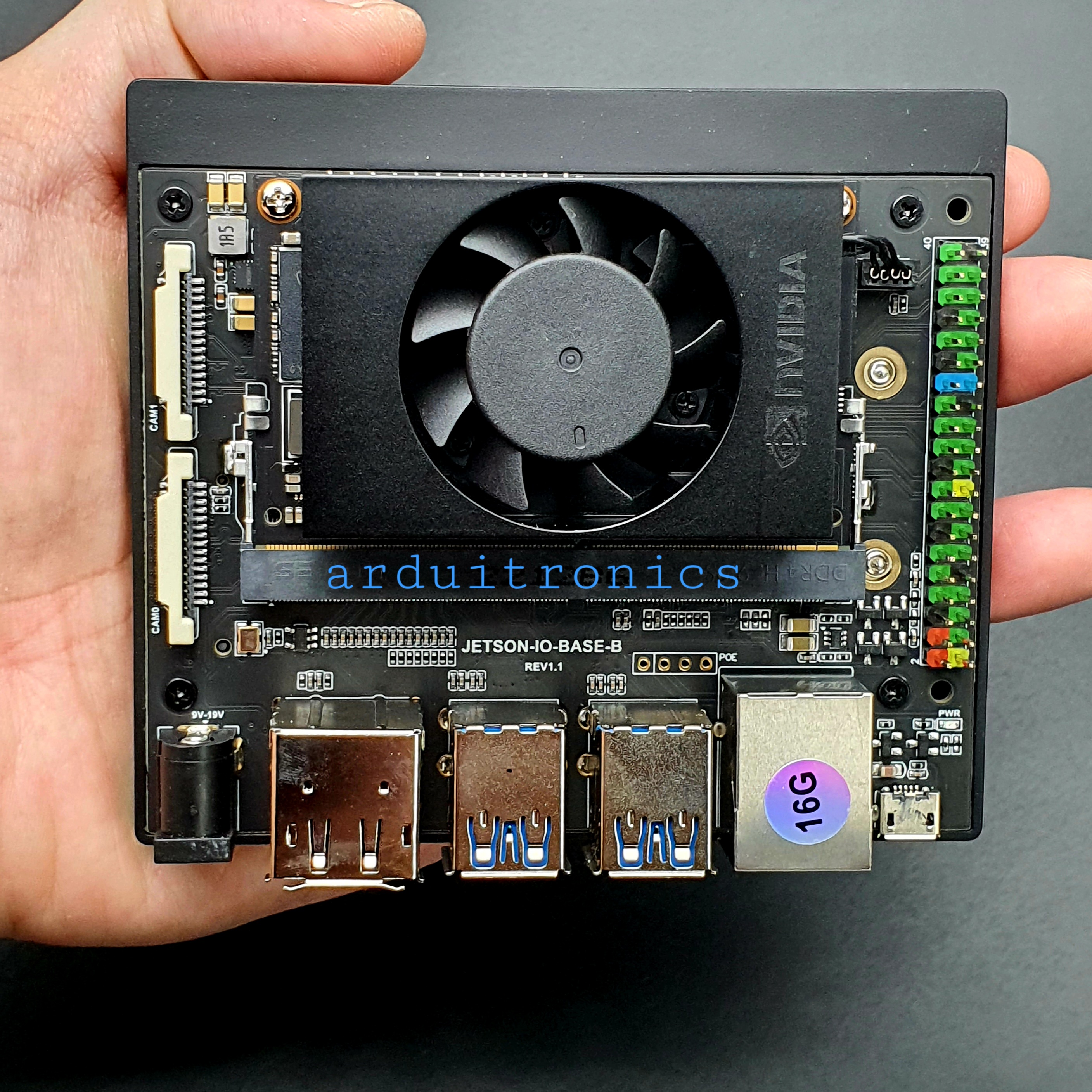 [pre-installed JetPack, 128GB SSD and WiFi] Jetson Xavier NX AI Dev. Kit (16GB RAM) - Alternative Jetson Xavier NX Dev Kit with Official Module