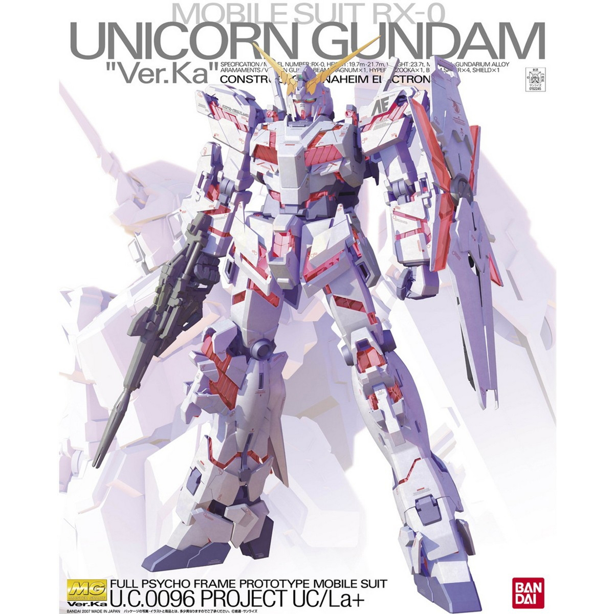 MG 1/100 RX-0 Unicorn Gundam Ver. Ka