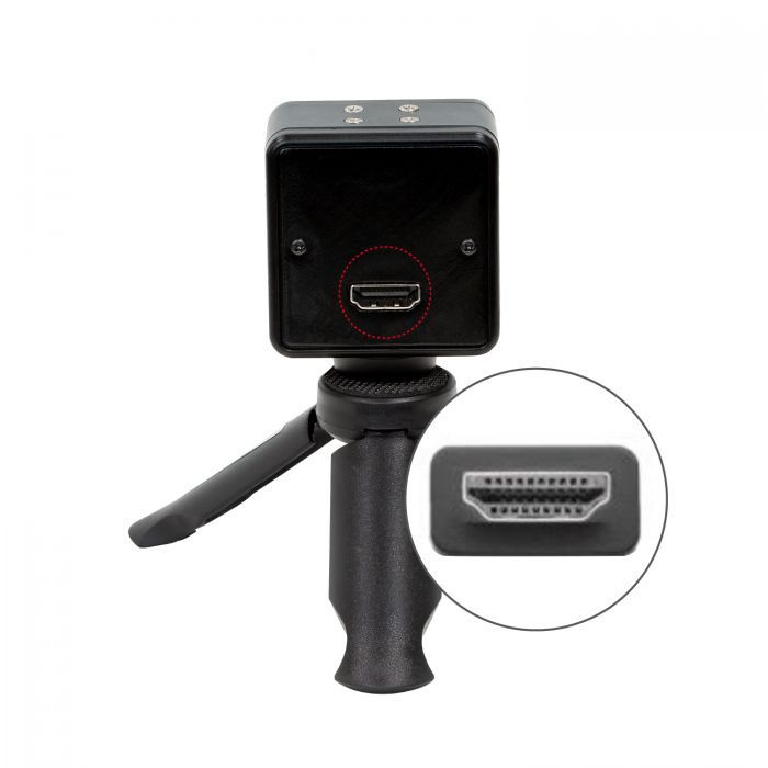 Arducam Complete High Quality Camera Bundle for Raspberry Pi, 12.3MP 1/2.3 Inch IMX477 Camera Module with 6mm CS-Mount Lens, Metal Enclosure, Tripod and HDMI Extension Adapter