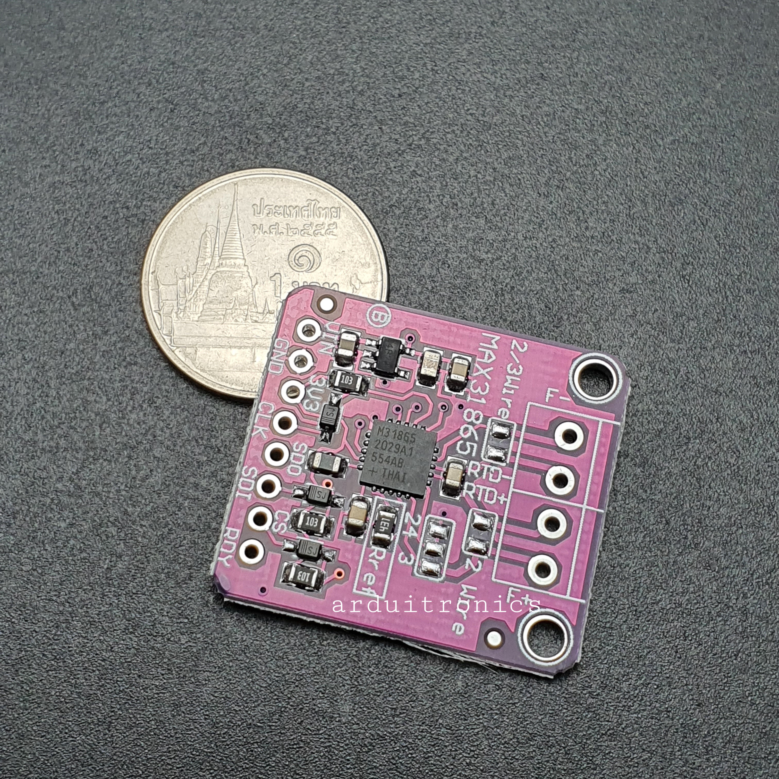 MAX31865 PT100/PT1000 RTD-to-Digital Converter Board Temperature Thermocouple Sensor Amplifier Module 3.3V/5V