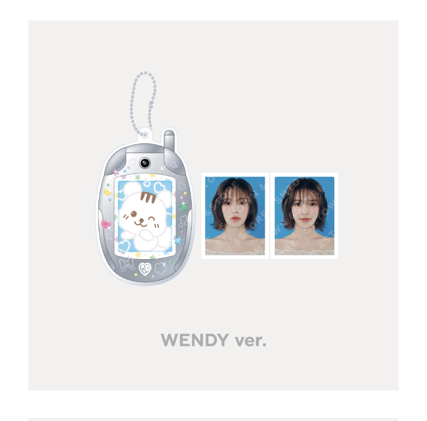 Red Velvet - Red Velvet 2024 FANCON TOUR <HAPPINESS: My Dear, ReVe1uv> MD -Photo Holder Keyring set - wendy