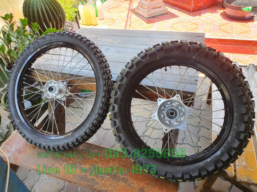 (CRF 250 Rally) ชุดวงล้อหน้า-หลัง Honda CRF 250 Rally พร้อมยาง แท้
