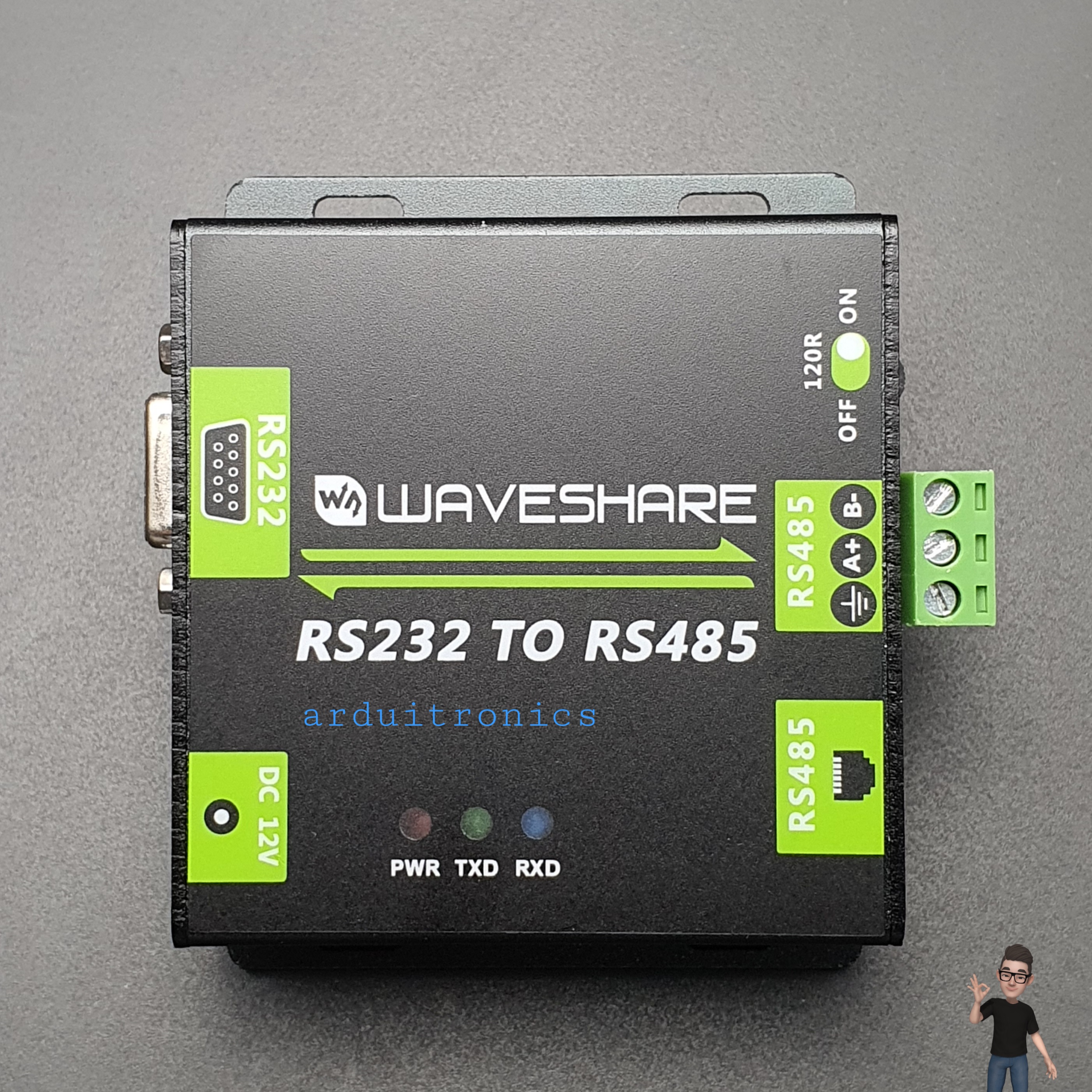 Industrial Grade Isolated RS232 to RS485 Converter (แท้จาก Waveshare)