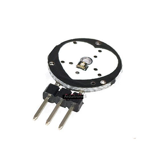 Pulse Heart Rate Sensor Module (วัดชีพจร) - แบบมีขาต่อออกจากโมดูล มาพร้อมสายไฟต่อ