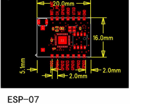 ESP-07 (ESP8266) Serial Wifi Transceiver Module