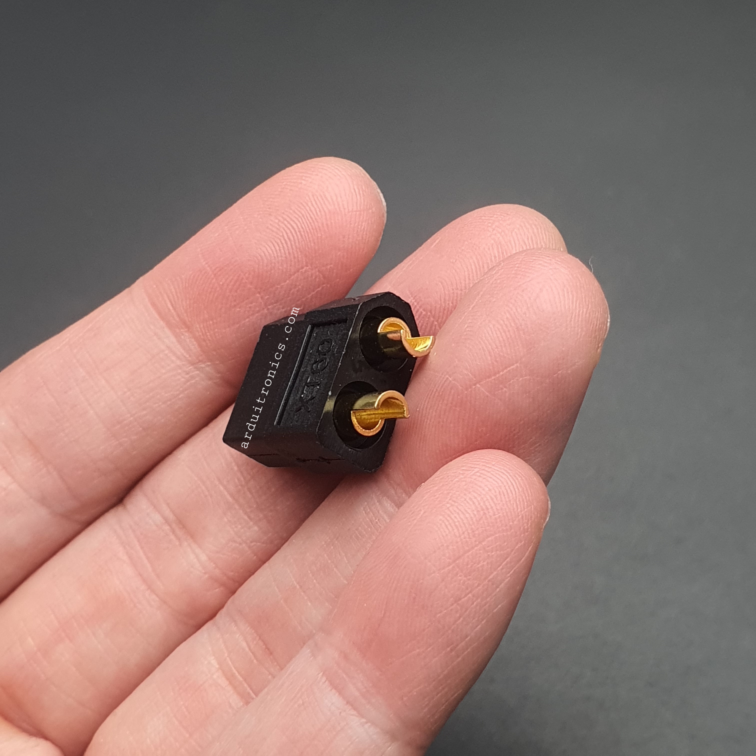 ขั้วต่อแบตเตอรี่ XT60 ปลั๊ก RC ตัวผู้-ตัวเมีย(ขายเป็นคู่), XT60 Male Female Bullet Connector Plug สีดำ