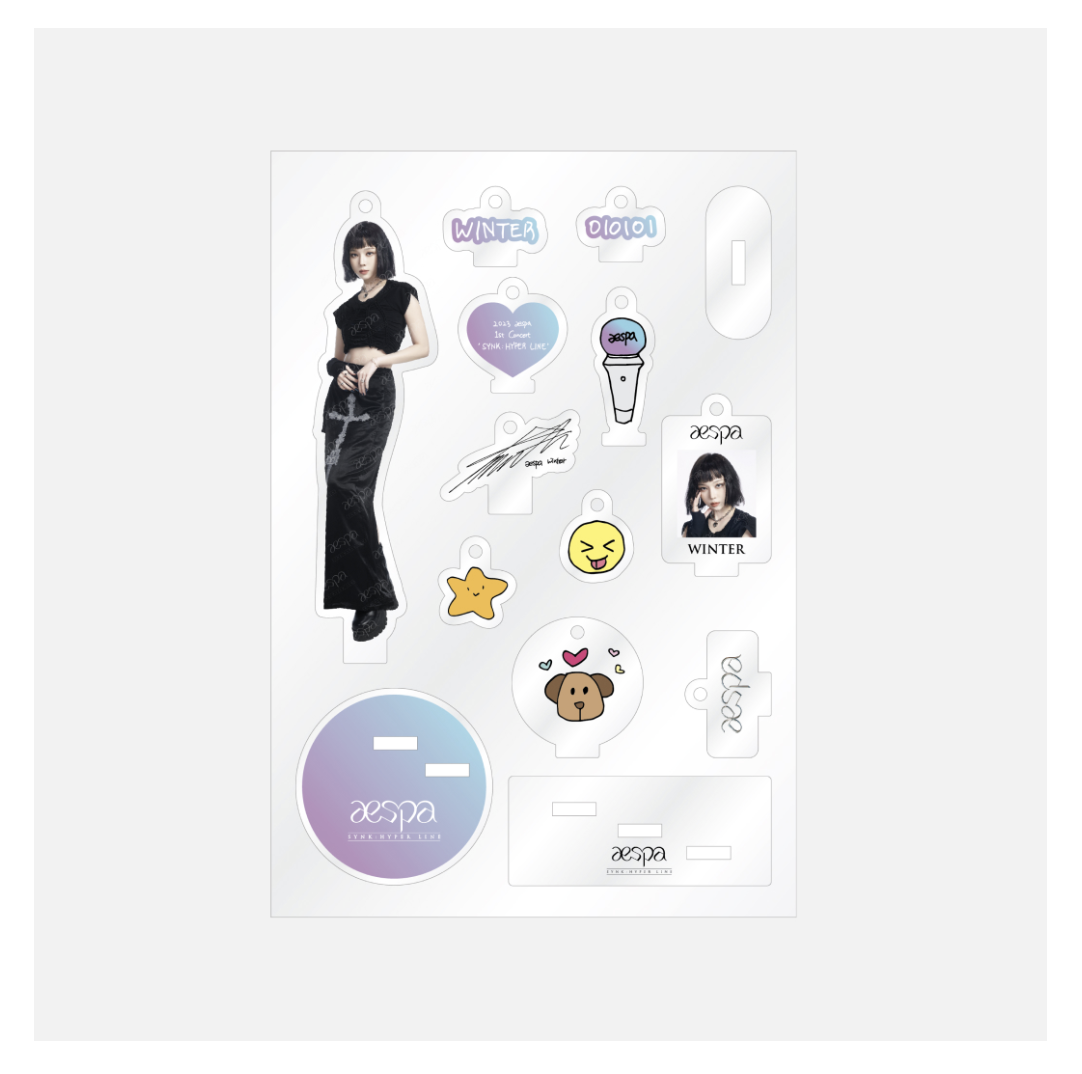 aespa - aespa 1st Concert 'SYNK : HYPER LINE' 2nd MD Line up - Acrylic Stand Keyring - winter