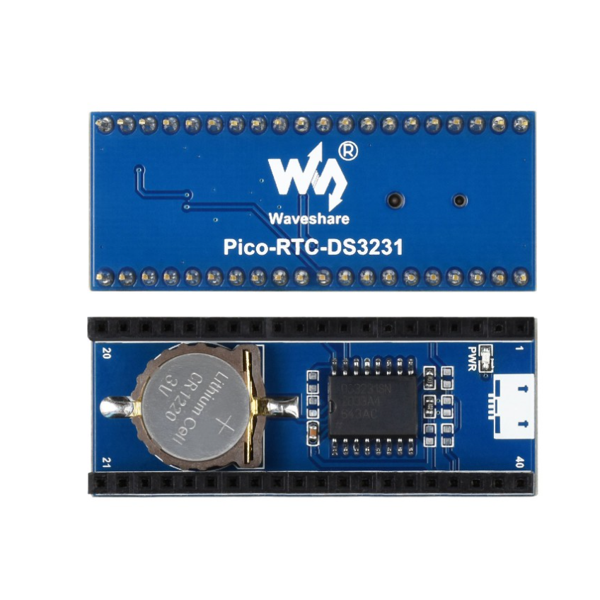 Precision RTC Module for Raspberry Pi Pico, Onboard DS3231 Chip(แท้จาก Waveshare)