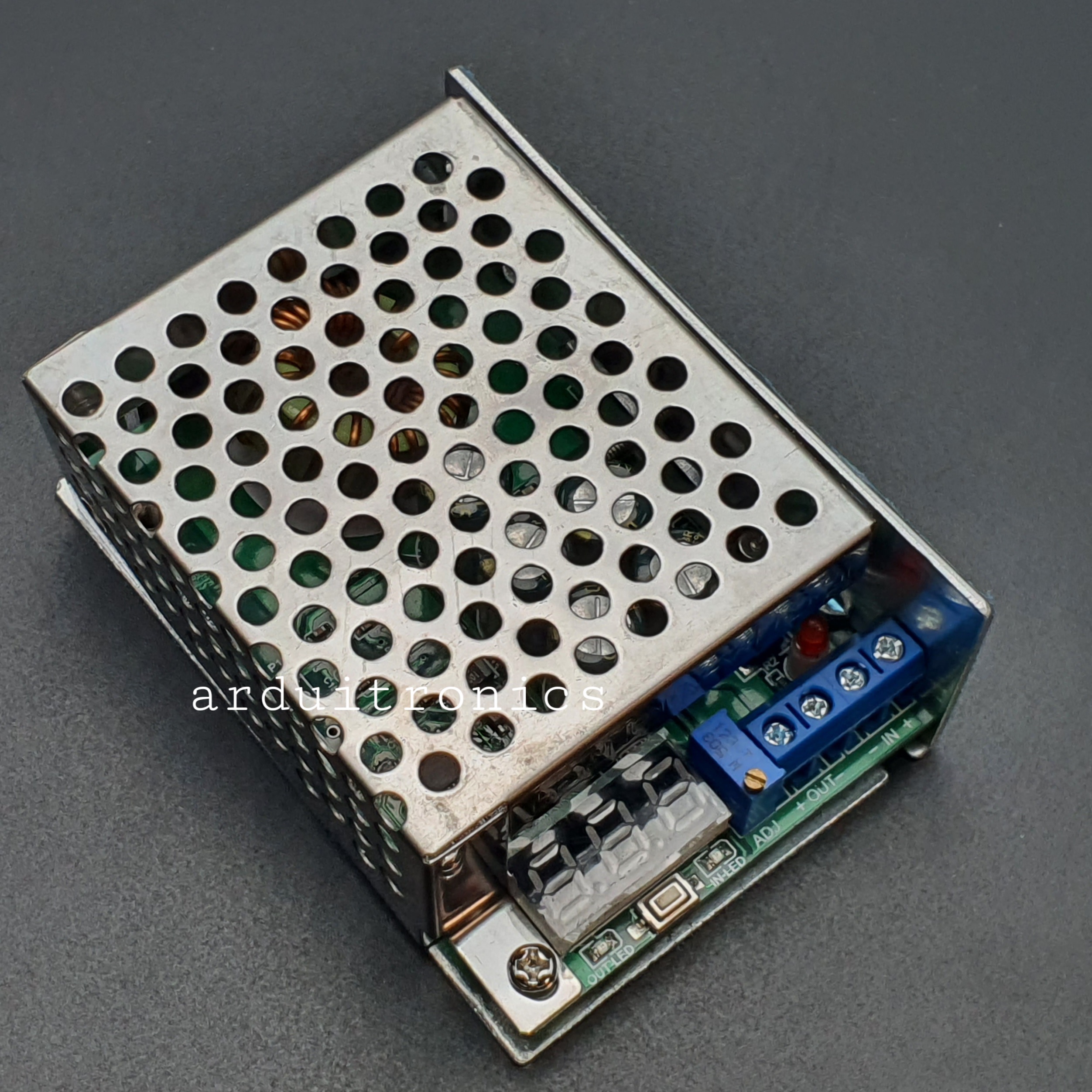 DC Step Down [3.5-30V to 0.8-29V] 8A 100W build-in Voltmeter