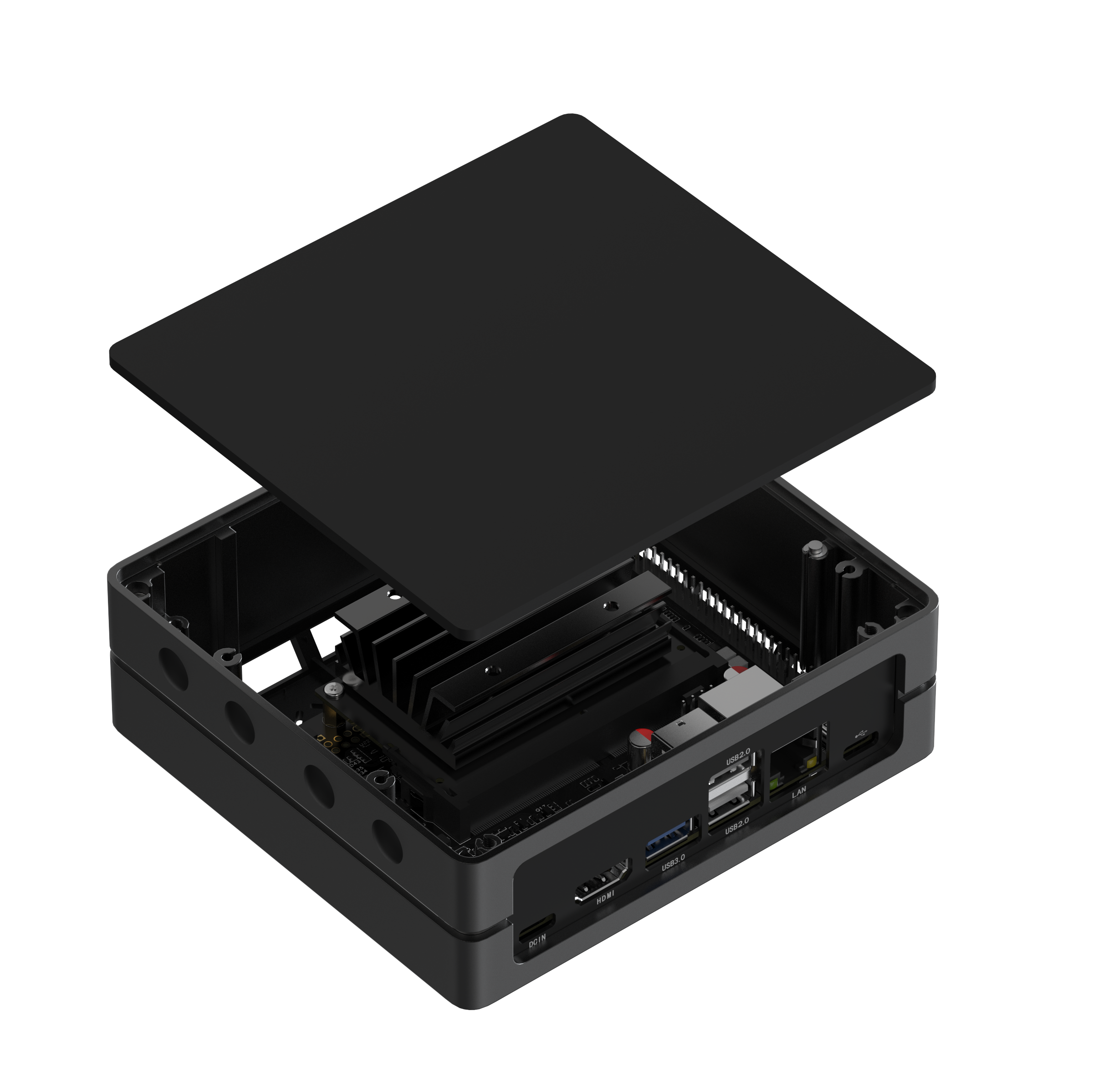 reComputer Jetson-10-1-A0 (J1010) with Jetson Nano Module, Aluminium Case, pre-installed JetPack (128 Core, 4GB LPDDR4, 16GB eMMC) - Seeed Nvidia