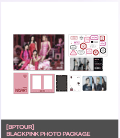 BLACKPINK - ของสะสมงานคอน BLACKPINK WORLD TOUR [BORN PINK] SEOUL - Photo packge - ส่ง เครืองบิน