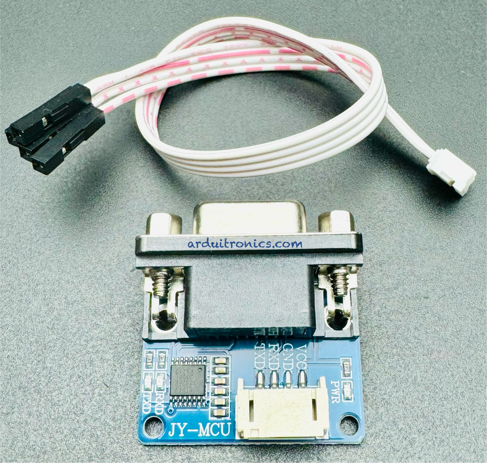 RS232 to TTL Level Serial Port Conversion Board DB9 Female Chip SP3232EEY + พร้อมสายไฟ