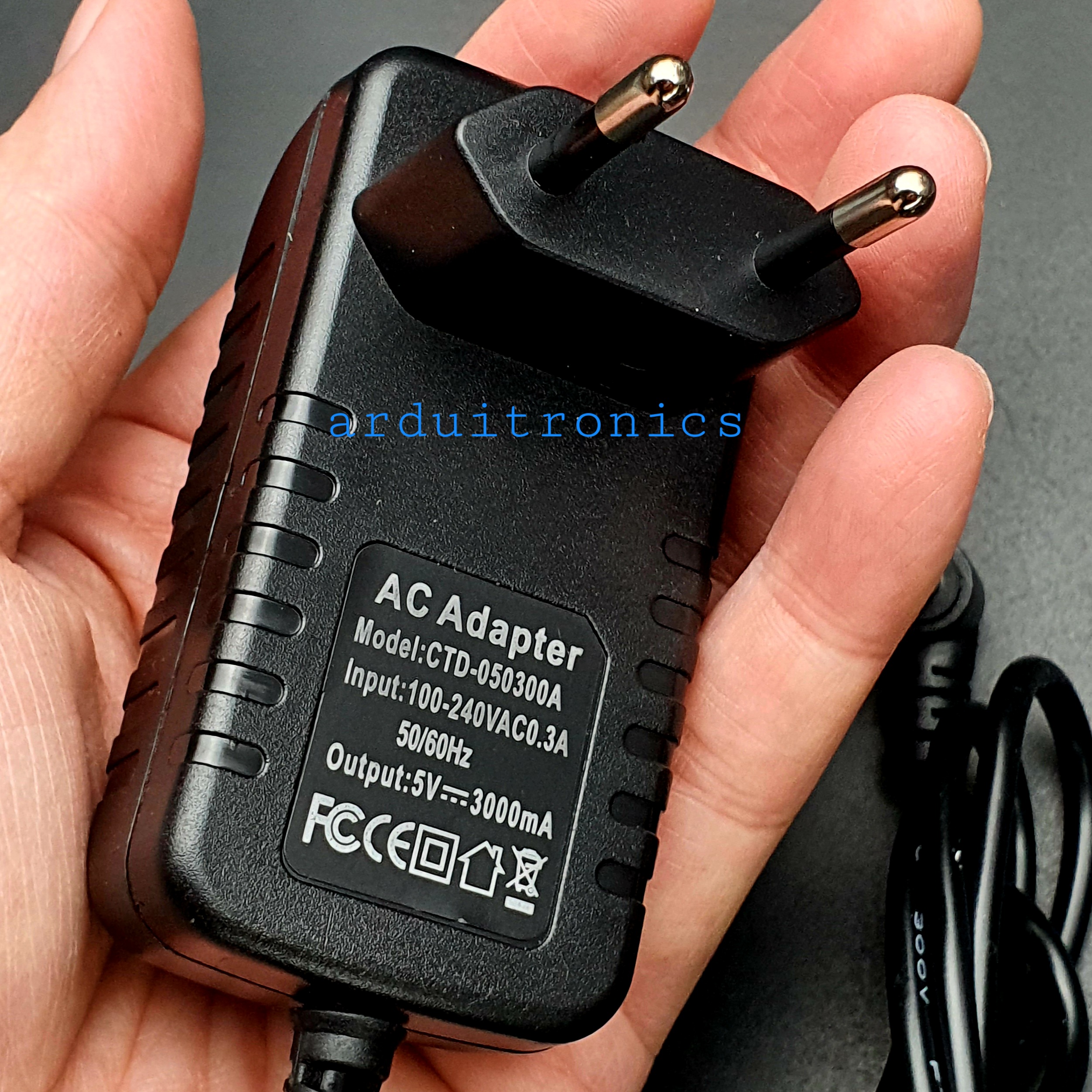 Power Adapter 5V 3A (หัว EU)