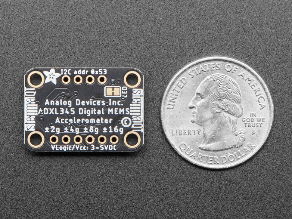 ADXL345 - Triple-Axis Accelerometer (+-2g/4g/8g/16g) w/ I2C/SPI - STEMMA QT / Qwiic (แท้จาก Adafruit, USA)