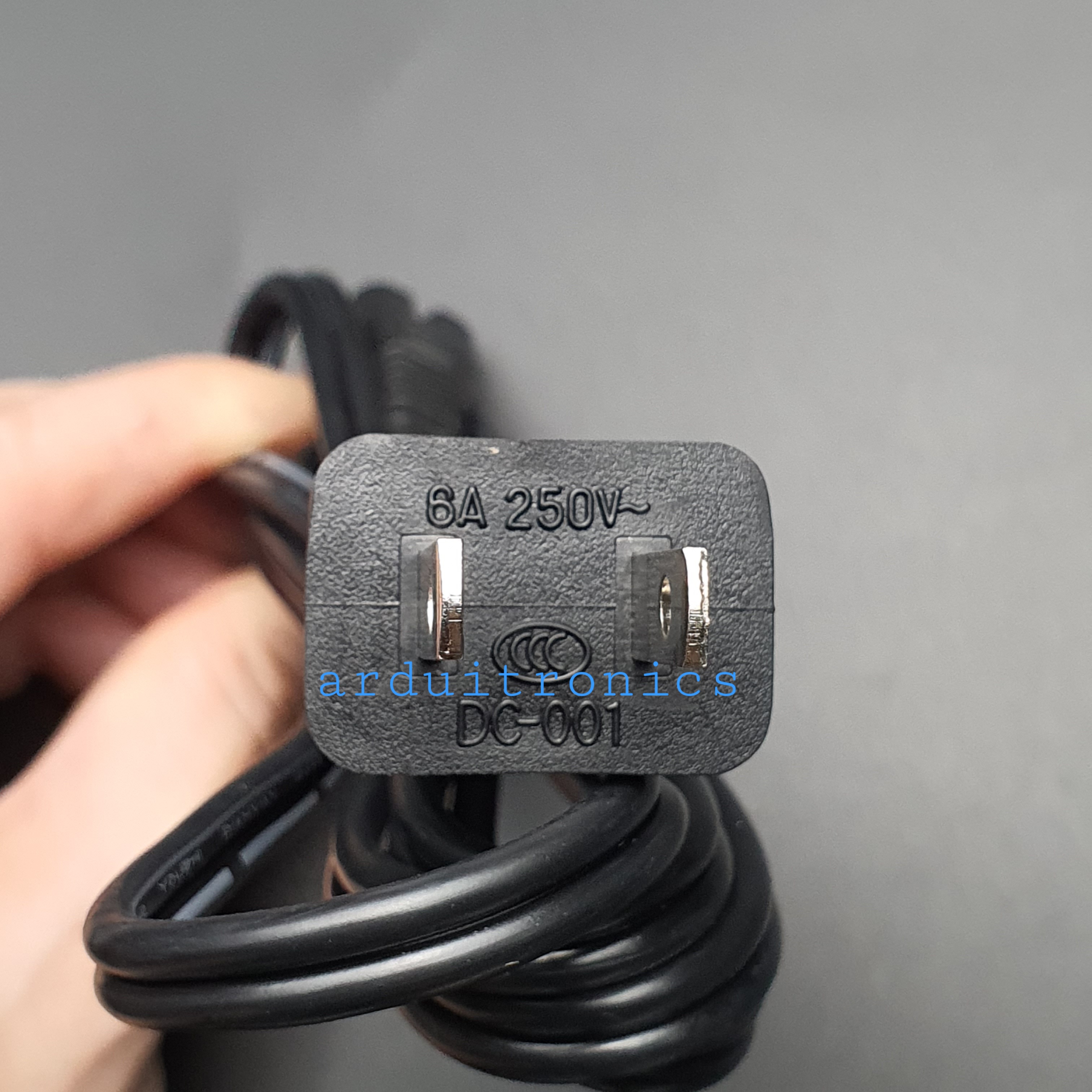 (1เส้น) สายไฟ AC 2ร่อง 20AWGx2C ยาว 1.5m ใส้ทองแดงแท้