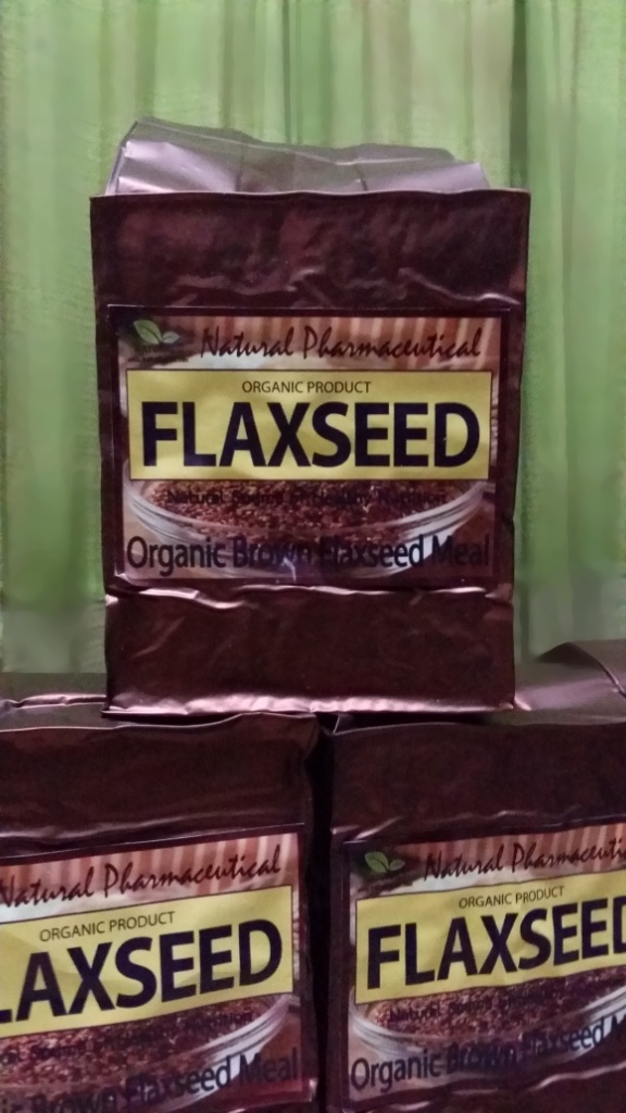 -BROWN- แฟลกซ์ซีด สีน้ำตาล ชนิด อบ บดผง 400g. (Organic Brown Flaxseed Meal)