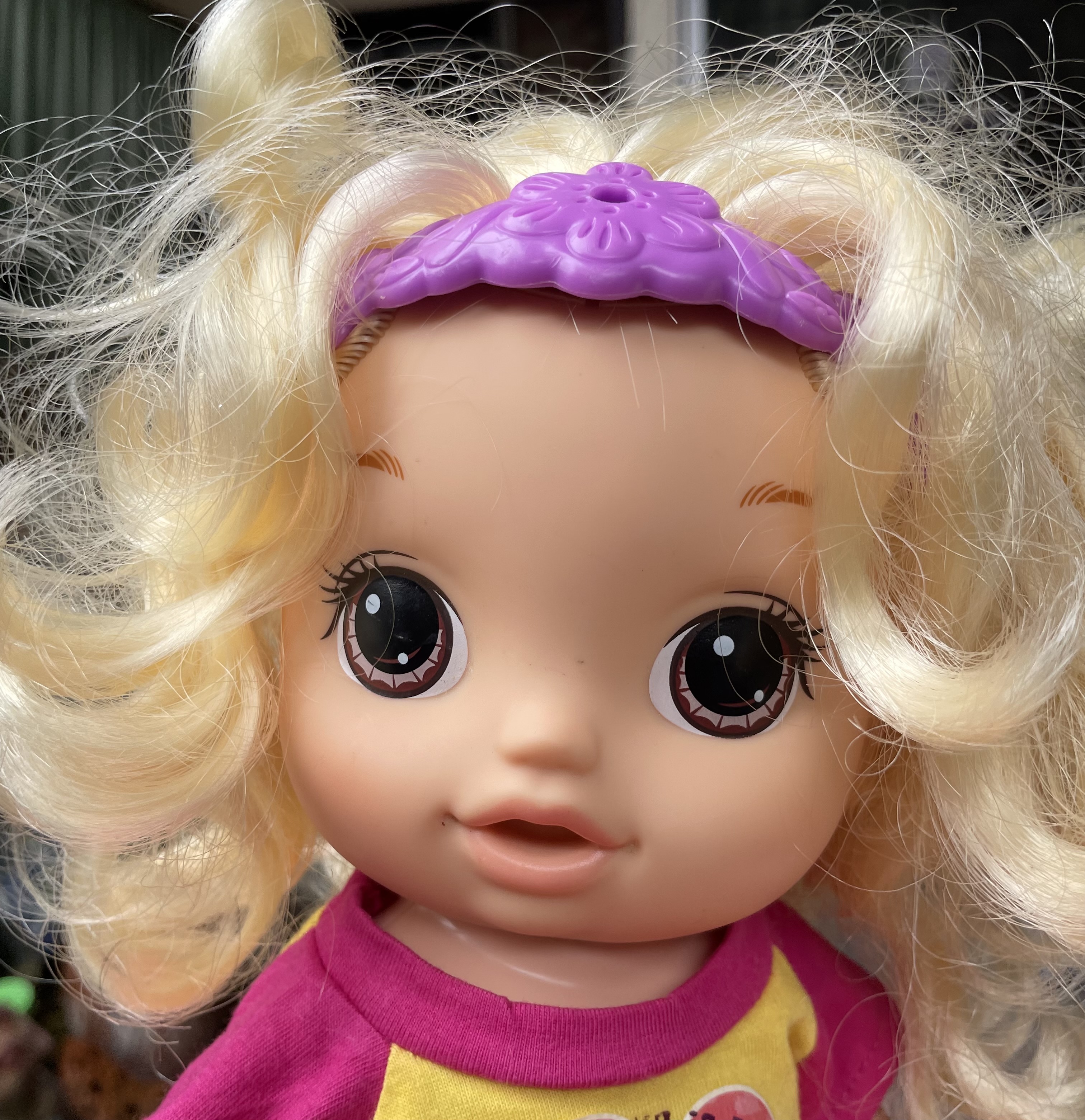 ตุ๊กตาเบบี้อไลฟ์ 12 นิ้ว Baby Alive ตุ๊กตาพูดได้ แขนขาขยับได้