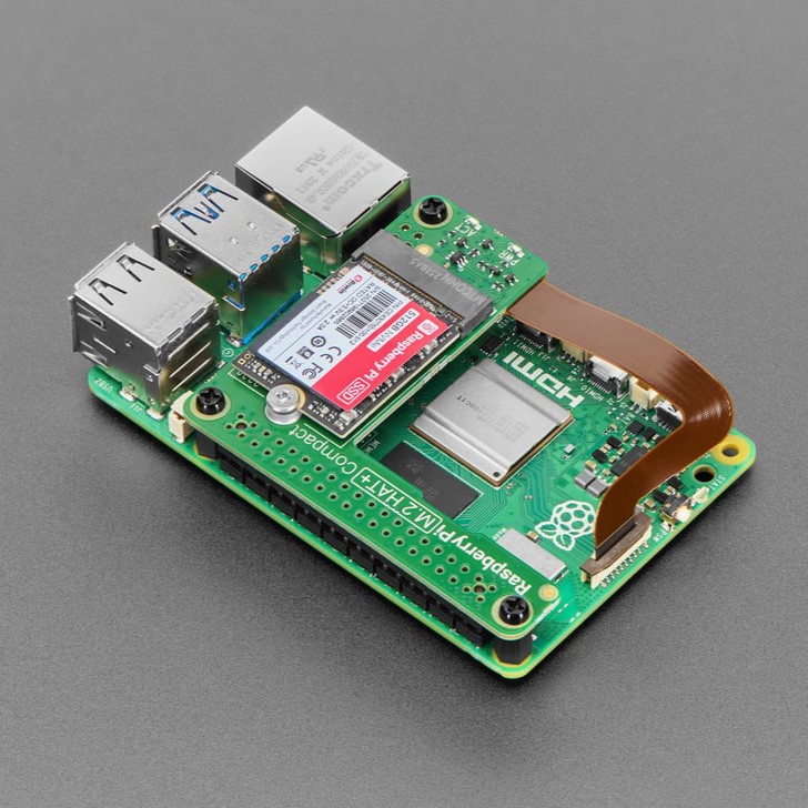 Raspberry Pi M.2 HAT+ Compact (แท้ สำหรับ Official RPi 5)