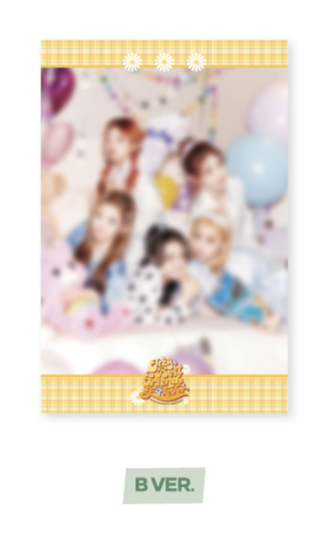 ITZY - 2021 BEST FRIEND’S STORE -FABRIC POSTER แบบ B ver