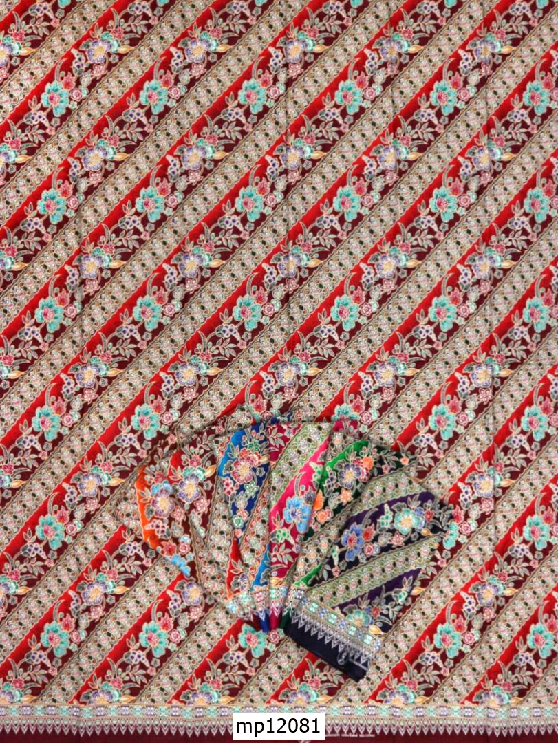 [D-MP12081] ผ้าถุงแม่พลอย 1.8เมตร เย็บพร้อมนุ่ง คอตต้อน 100%