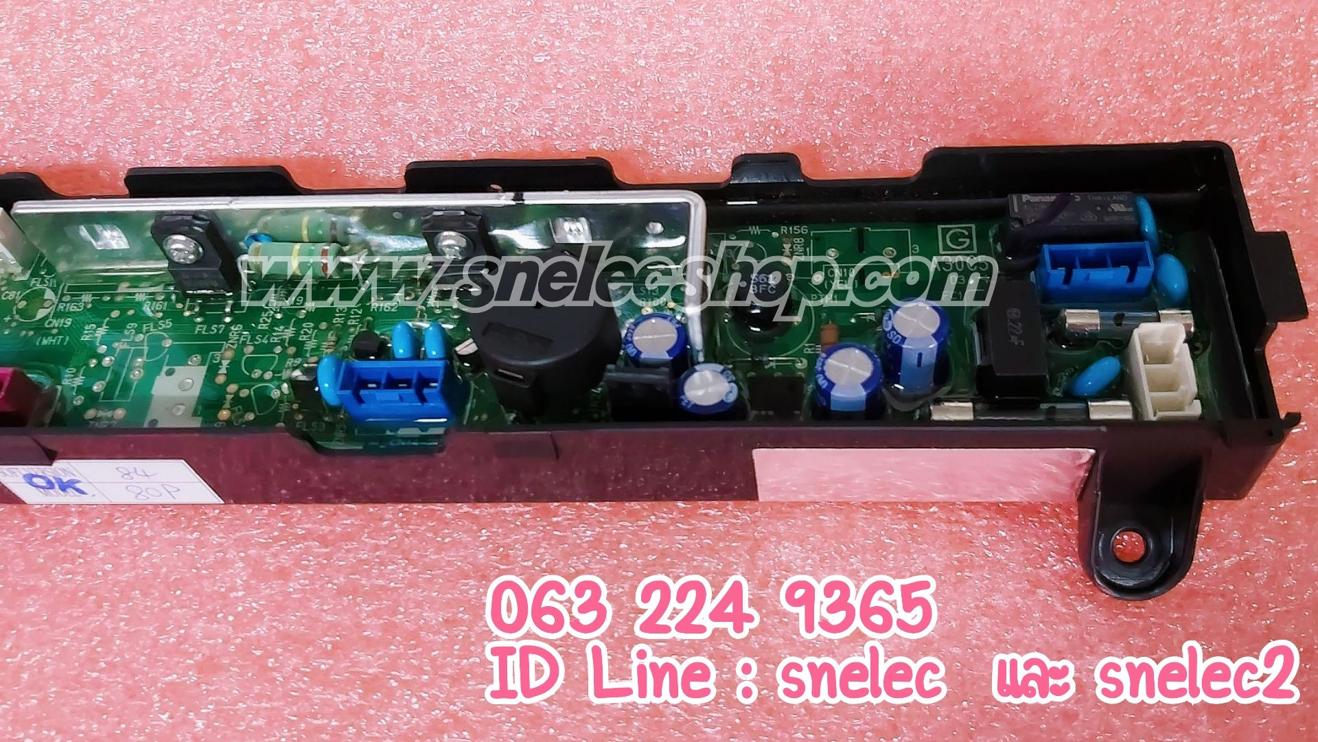 บอร์ดเครื่องซักผ้า ฮิตาชิ รุ่น SF-80P แผงควบคุมหลัก พาร์ท (62) PTSF-80P*033 อะไหล่เลิกผลิต