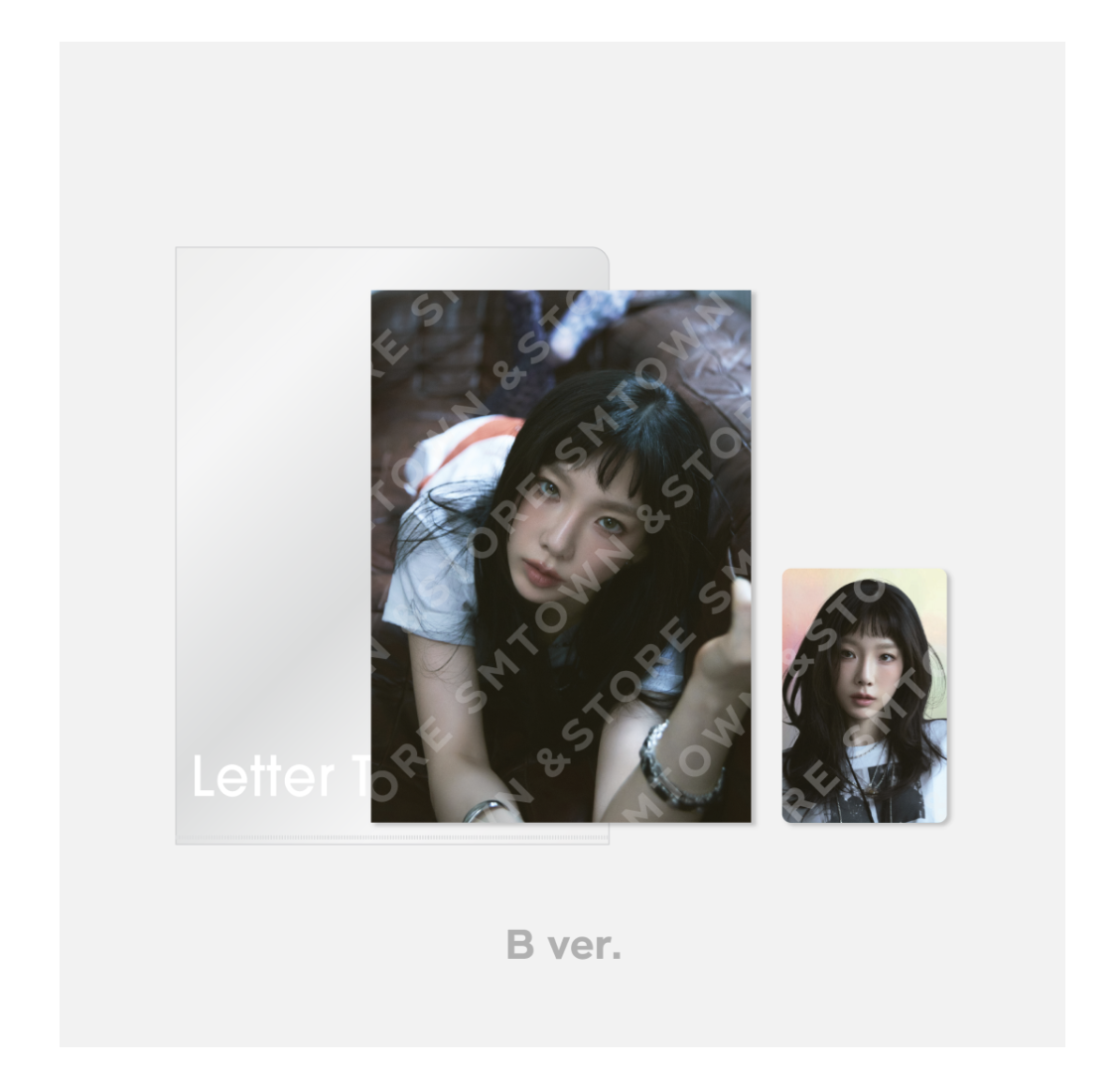 TAEYEON -TAEYEON Letter To Myself MD - Postcard + Hologram Photo Card Set แบบ B ver