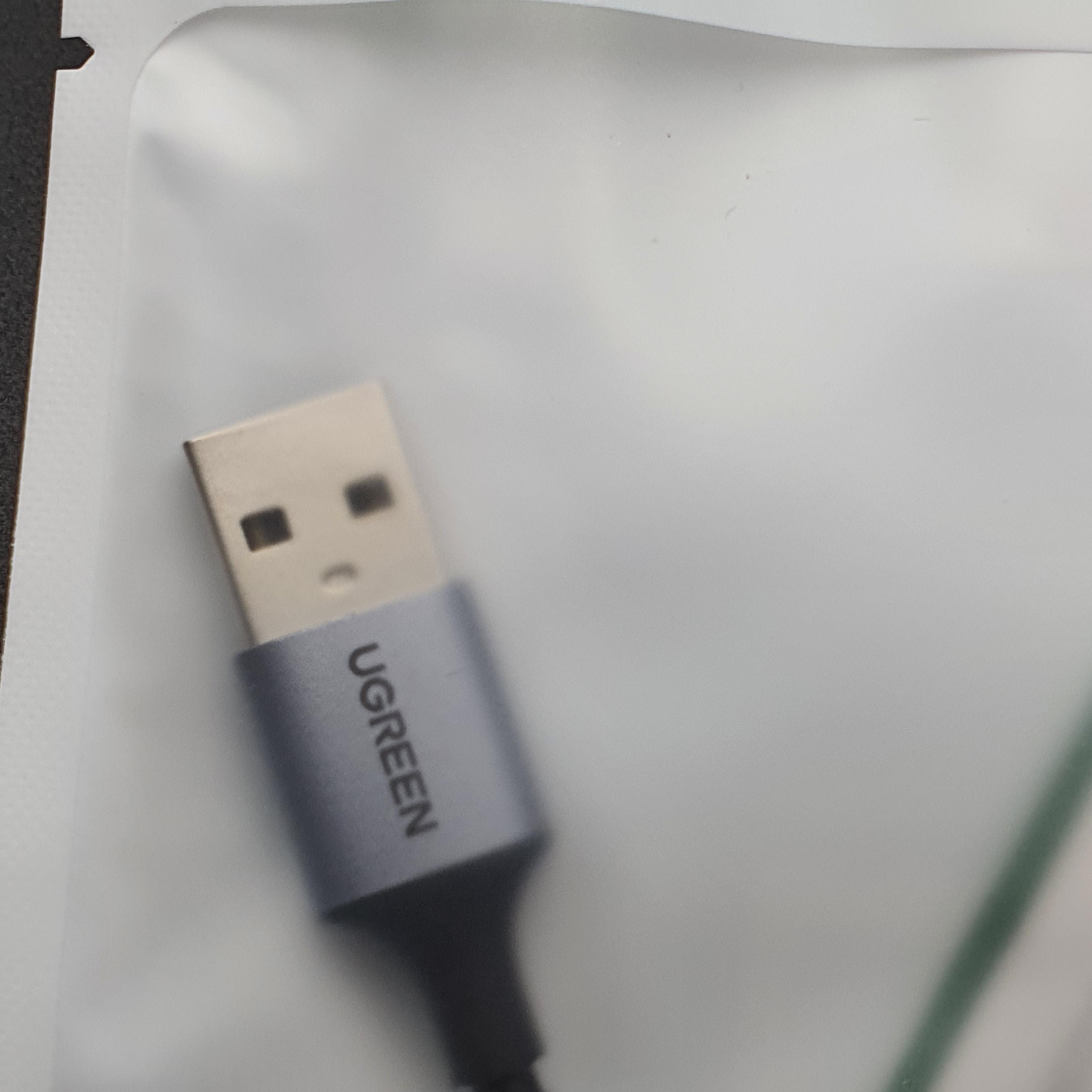 สาย USB-A to Micro USB สีดำ ยาว 0.5 เมตร ยี่ห้อ Ugreen (Data Transfer + Power Cable)