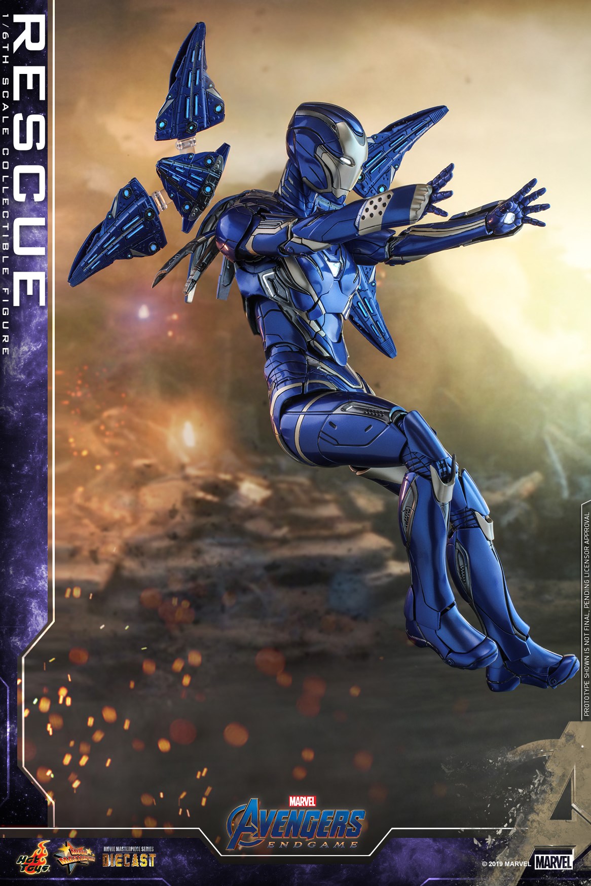 "Pre-Order" Pepper Potts in Rescue Armor: Avengers Endgame 1/6Scale (Diecast)