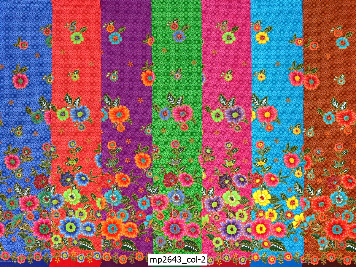 [D-MP2643] ผ้าถุงแม่พลอย 1.8เมตร เย็บพร้อมนุ่ง คอตต้อน 100%