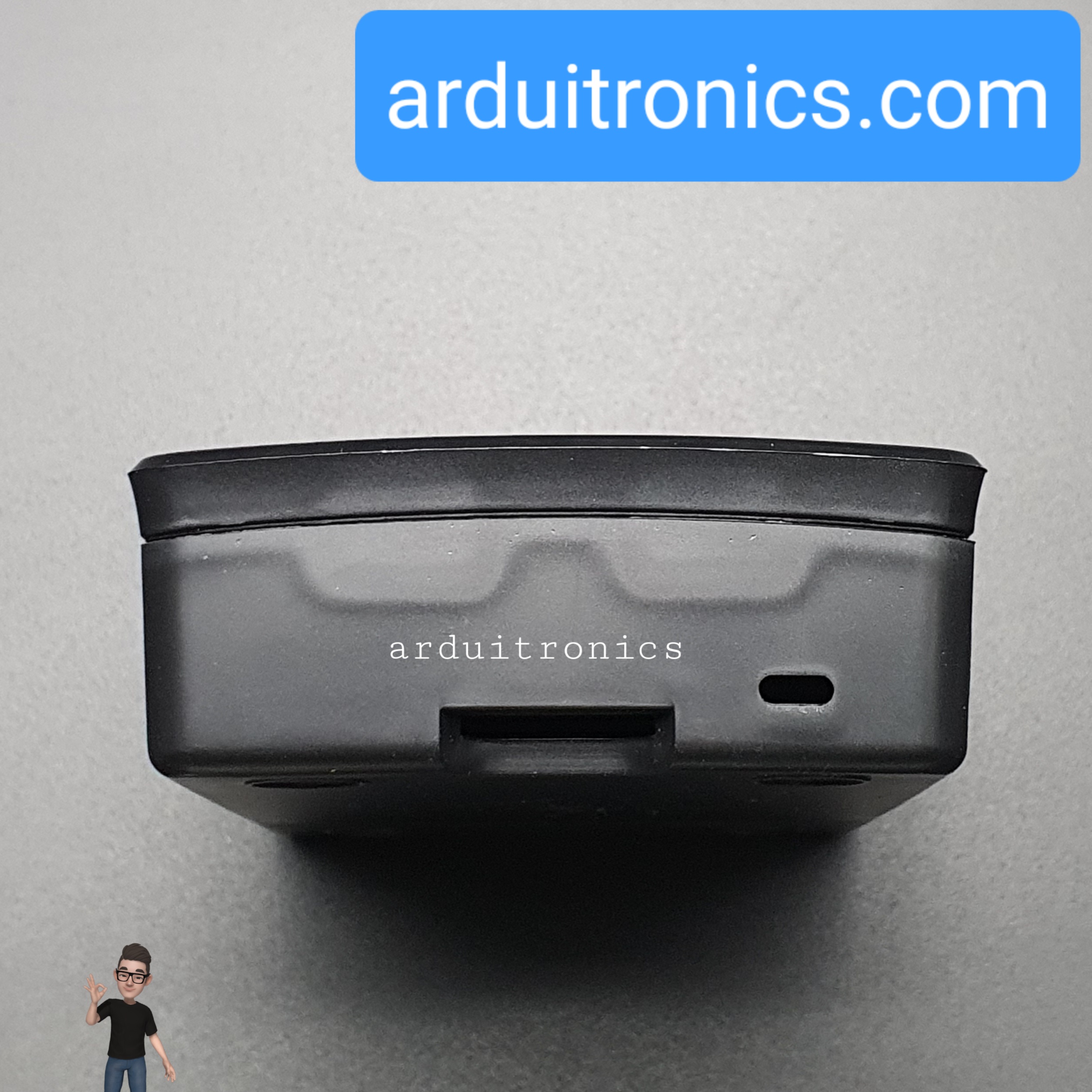 Raspberry Pi 4B Case (Black Color) สีดำ มีโลโก้ Pi