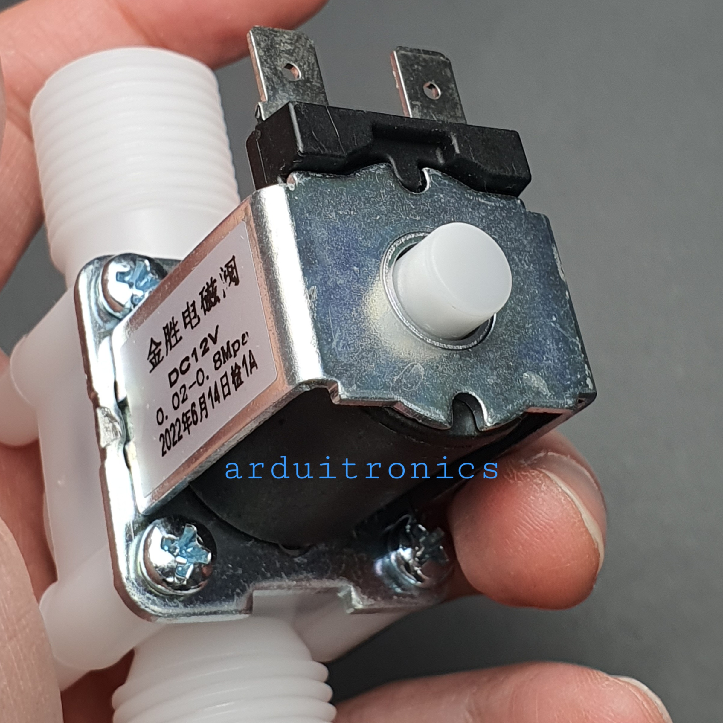 Solenoid Valve (normally opened) 12V-DC 1/2" โซลีนอยวาล์ว (ปกติเปิด)