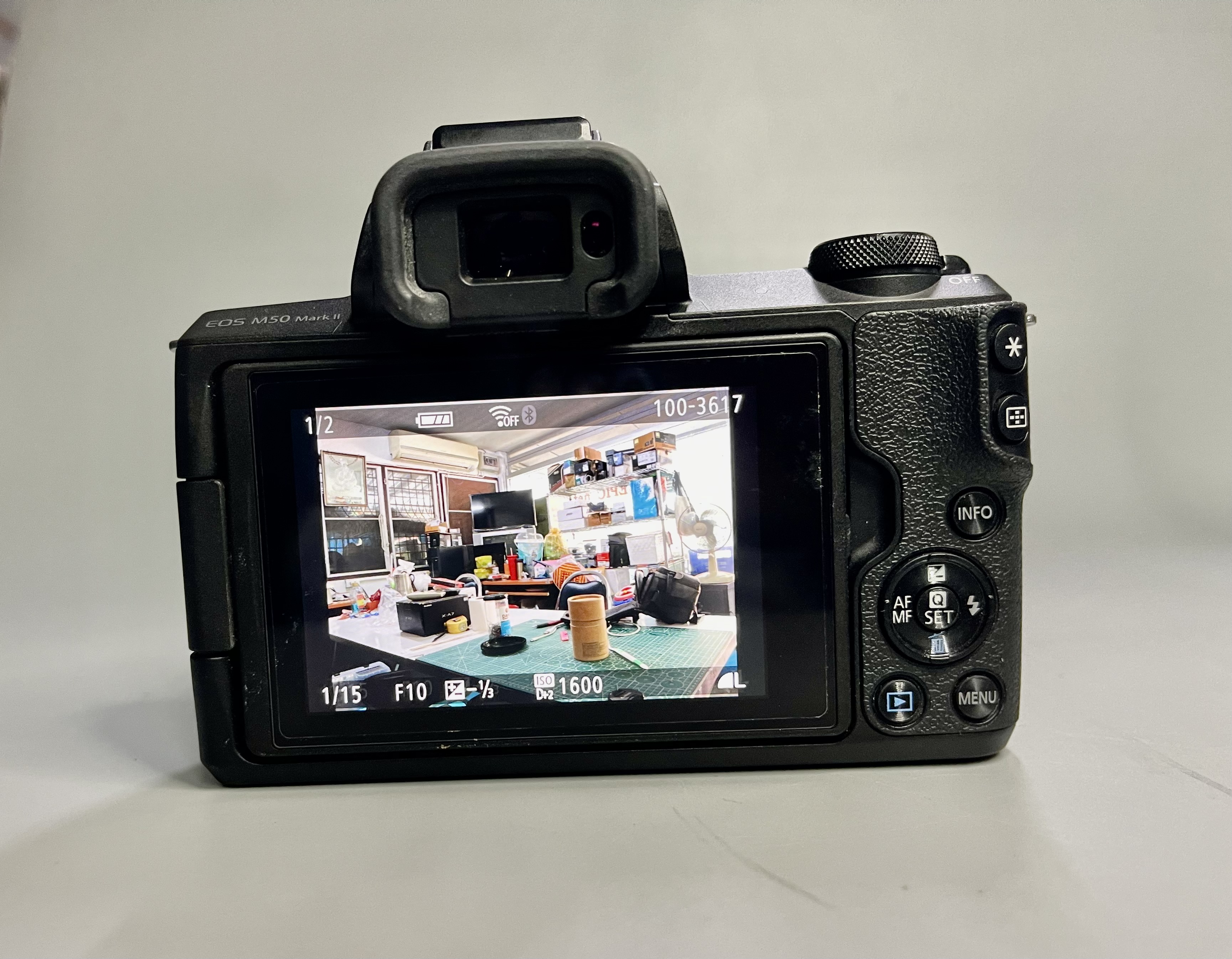 Canon EOS M50 mark II EF-M 15 45mm IS STM 24.1MP 4K มือสองสภาพสวย เหมือนใหม่ใช้น้อย shutter 2xxx