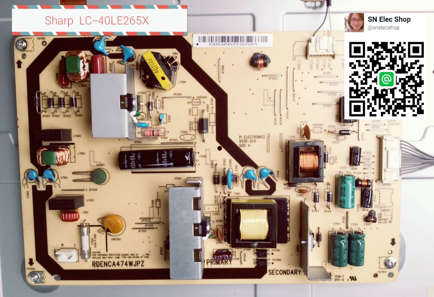 ซัพพลาย SHARP รุ่น LC-40LE265X