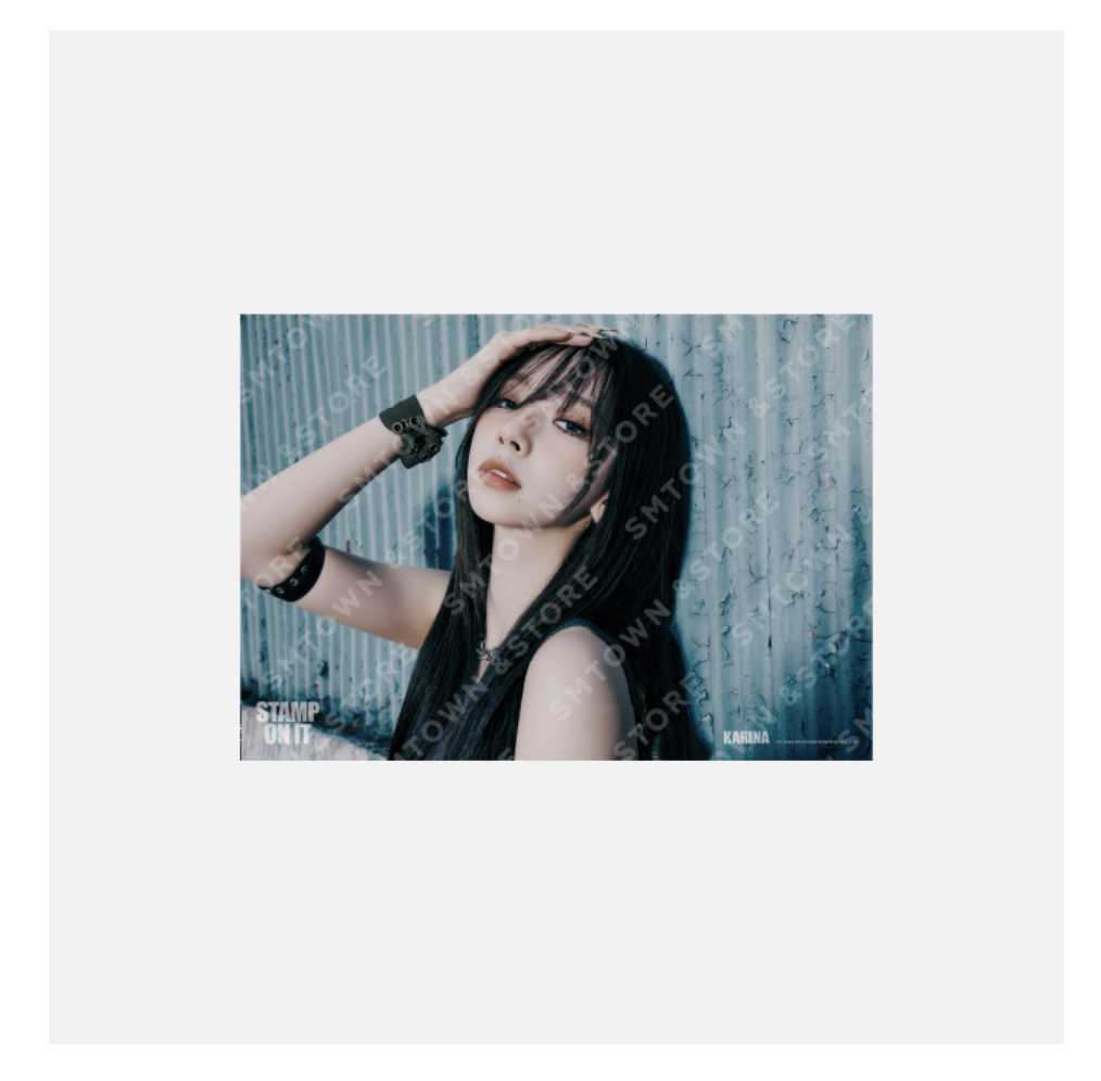 GOT the beat -GOT the beat The 1st mini Album - 'Stamp On It' MD Collection] - ของสะสม A4 PHOTO - Karina