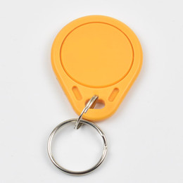RFID 125 kHz Proximity Token Key Tags (Key Fob สีเหลือง)