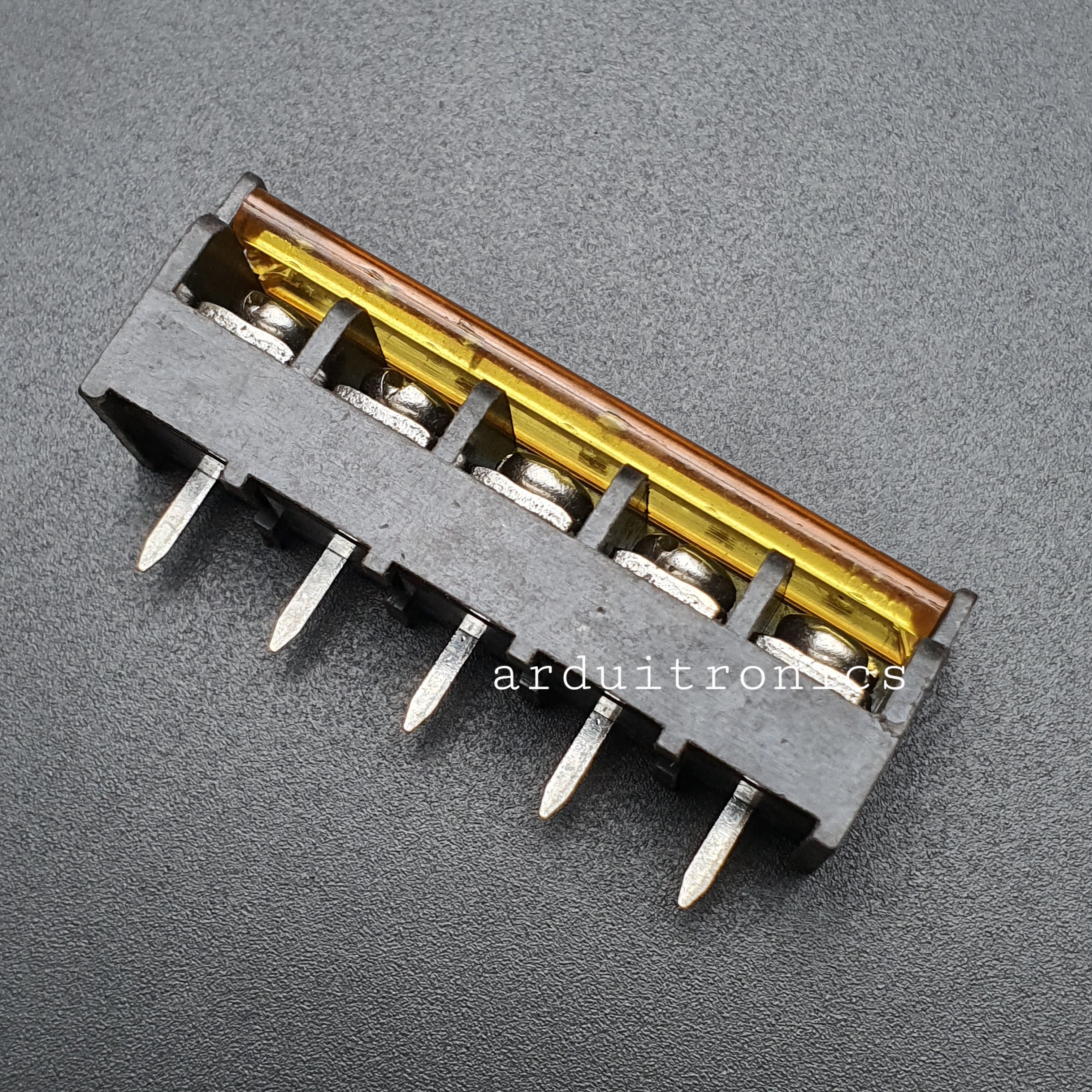 ขั้วต่อ Terminal Block HB-9500 (25A) แบบ 5 ช่อง แบบมีฝาครอบ