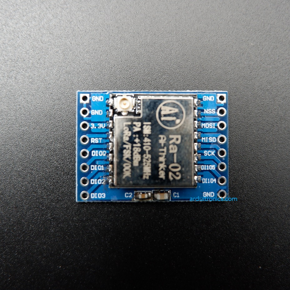 SX1278 RA-02 LoRa Module 433MHz (SPI Interface) พร้อมบอร์ดขยายขา