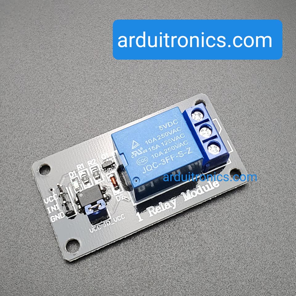5V 1 Channel Relay Module (Black PCB)