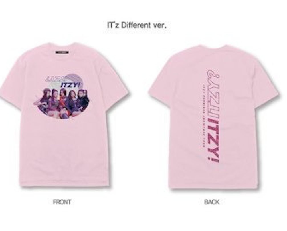 ITZY - Premiere Showcase Tour Official Goods - เสื้อสีชมพู Free size