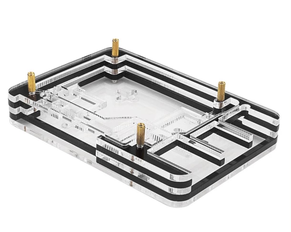 Raspberry Pi 5 Acrylic Case 5-Layer สีดำ