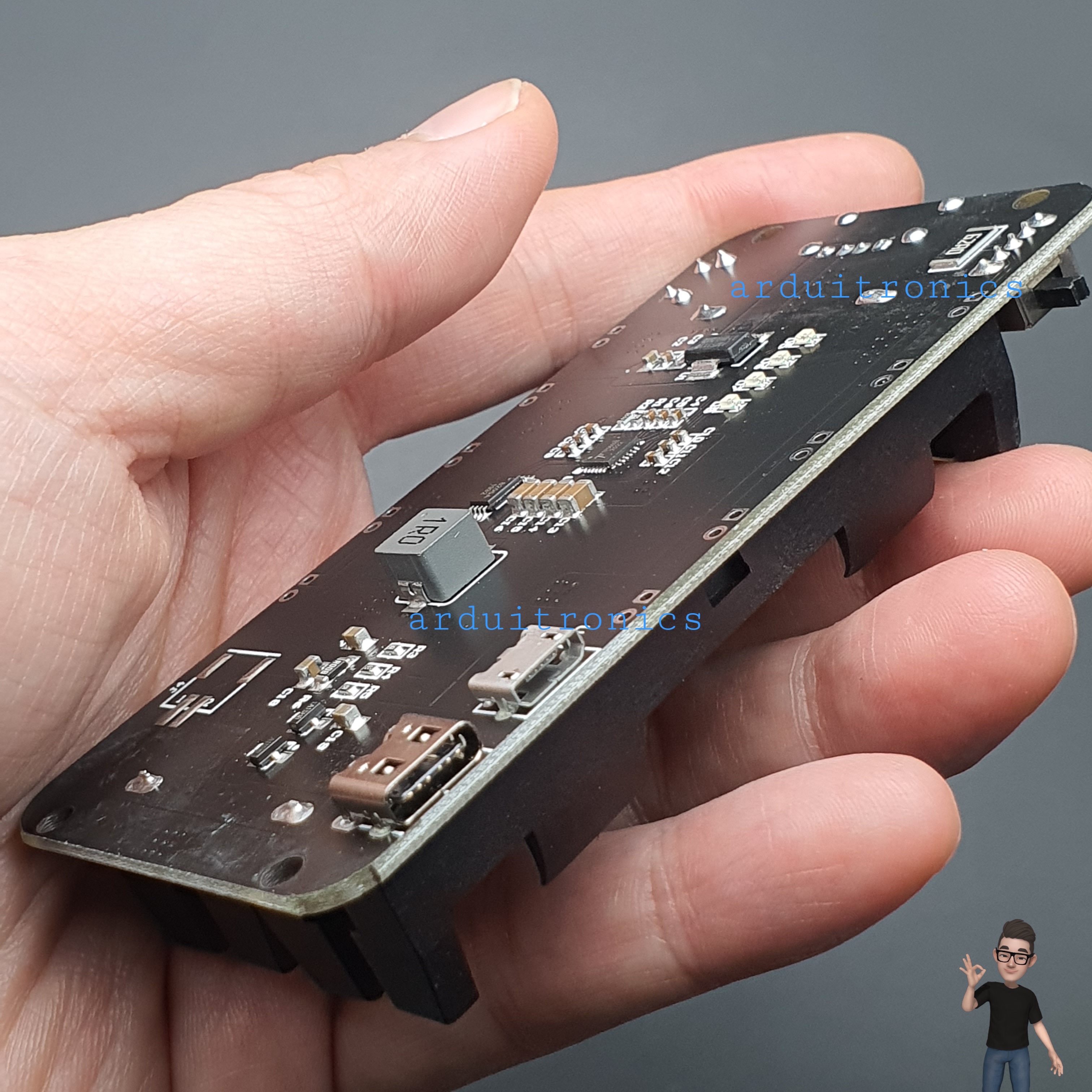 โมดูลชาร์จแบตเตอรี่ 18650 แบบ 2 ก้อน พร้อมช่องจ่ายไฟ USB Battery Shield V3 สำหรับ Raspberry Pi WEMOS Arduino ESP8266