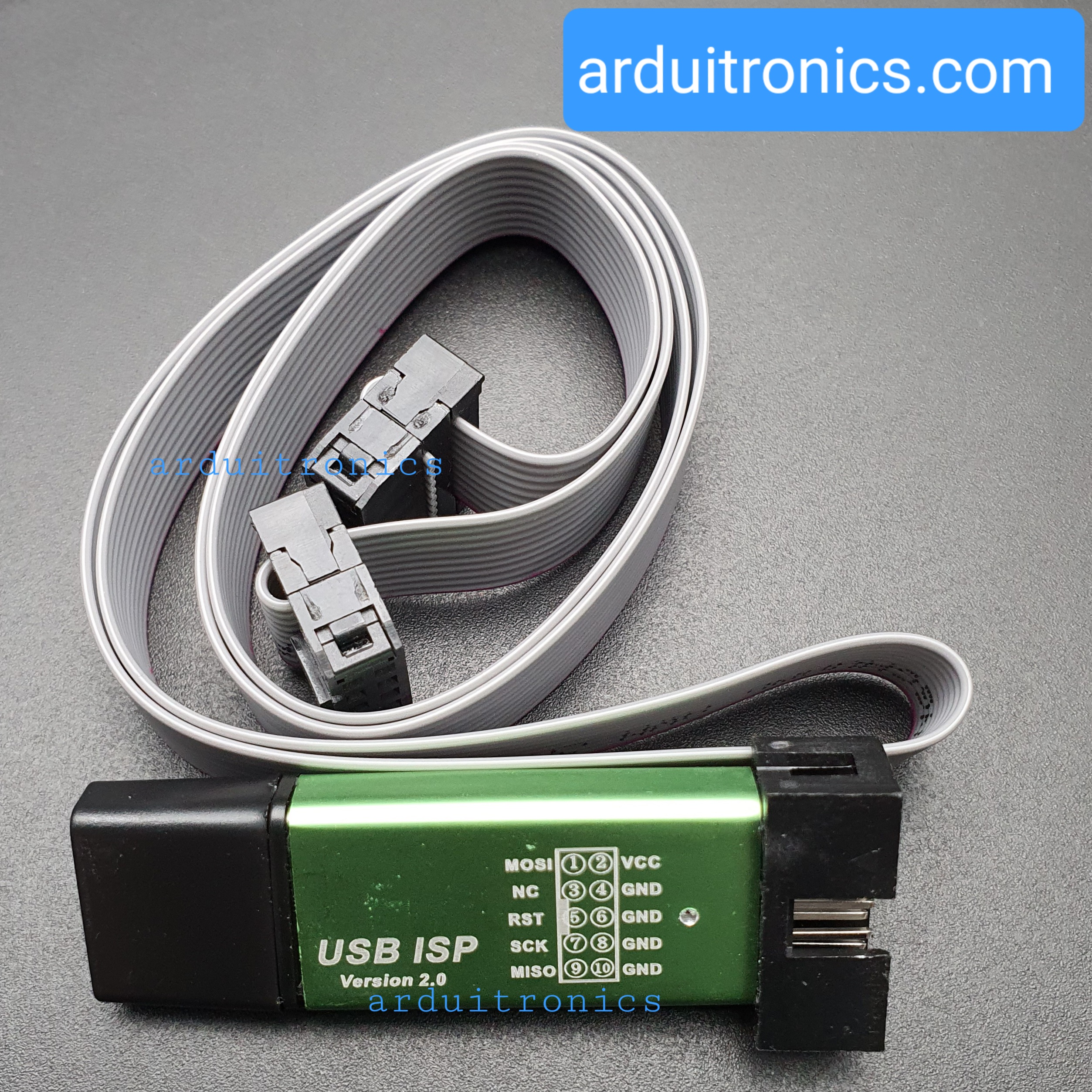 USB ISP USBASP โปรแกรมเมอร์สําหรับ 51 AVR Download (สีสุ่ม)
