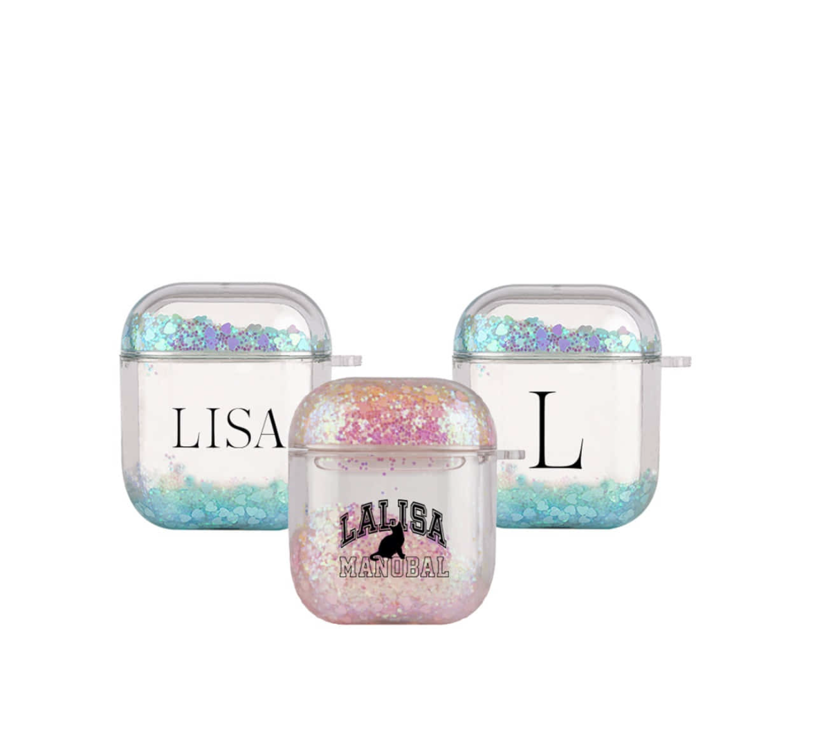 BLACKPINK - LISA - [LALISA] LISA AIRPODS GLITTER CASE ระบุ แบบ ที่ต้องการ